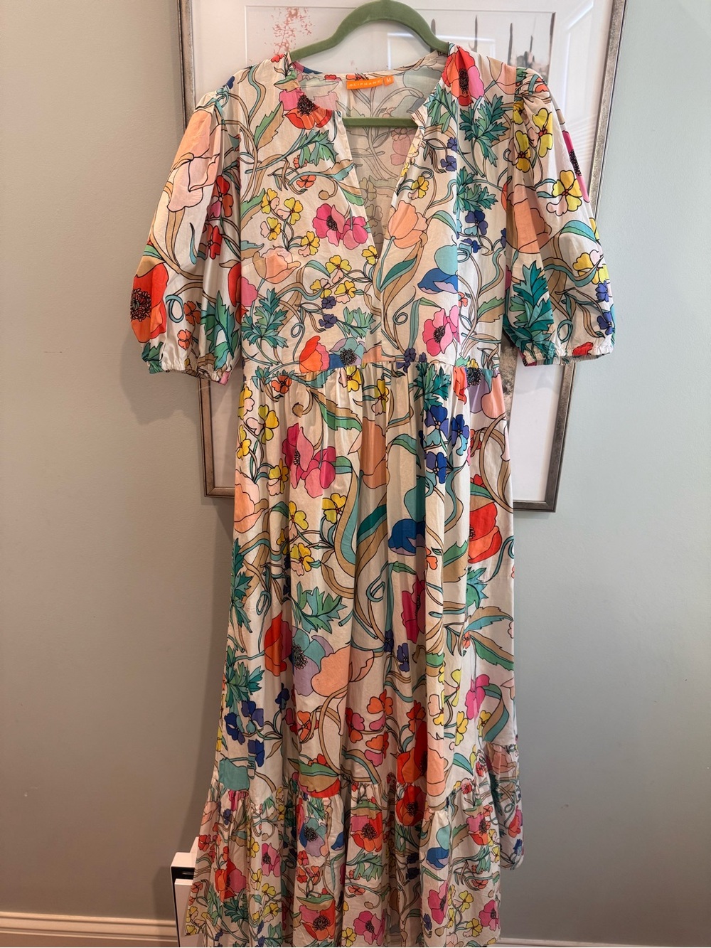 Oliphant Zinnia Floral Maxi size M